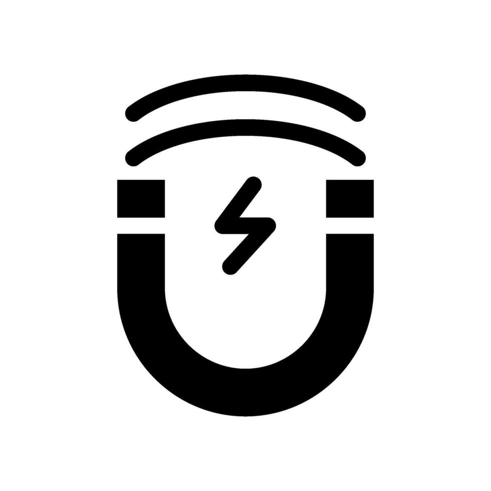 magnete icona vettore simbolo design illustrazione