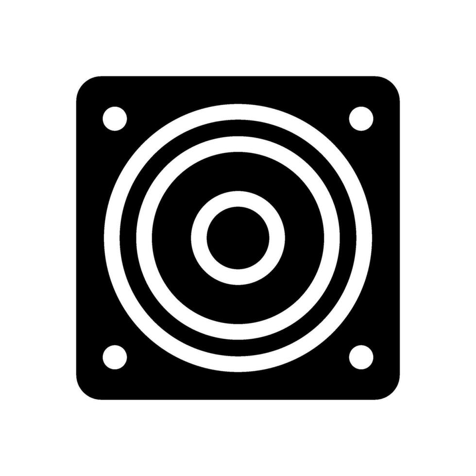 altoparlante icona vettore simbolo design illustrazione