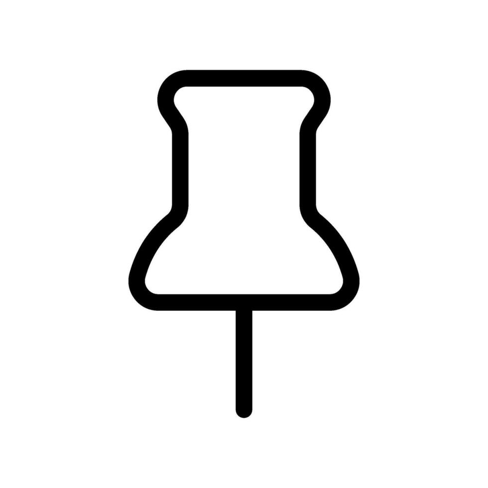 puntina icona vettore simbolo design illustrazione