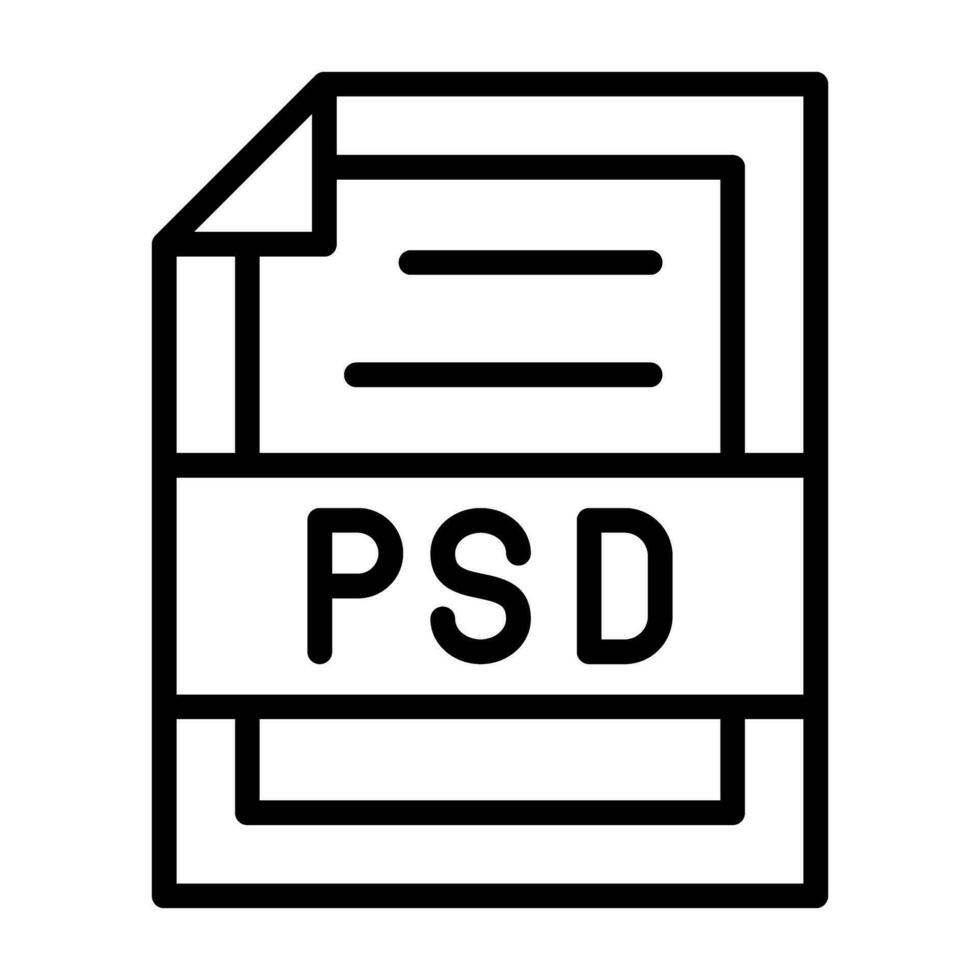 PSD file vettore icona