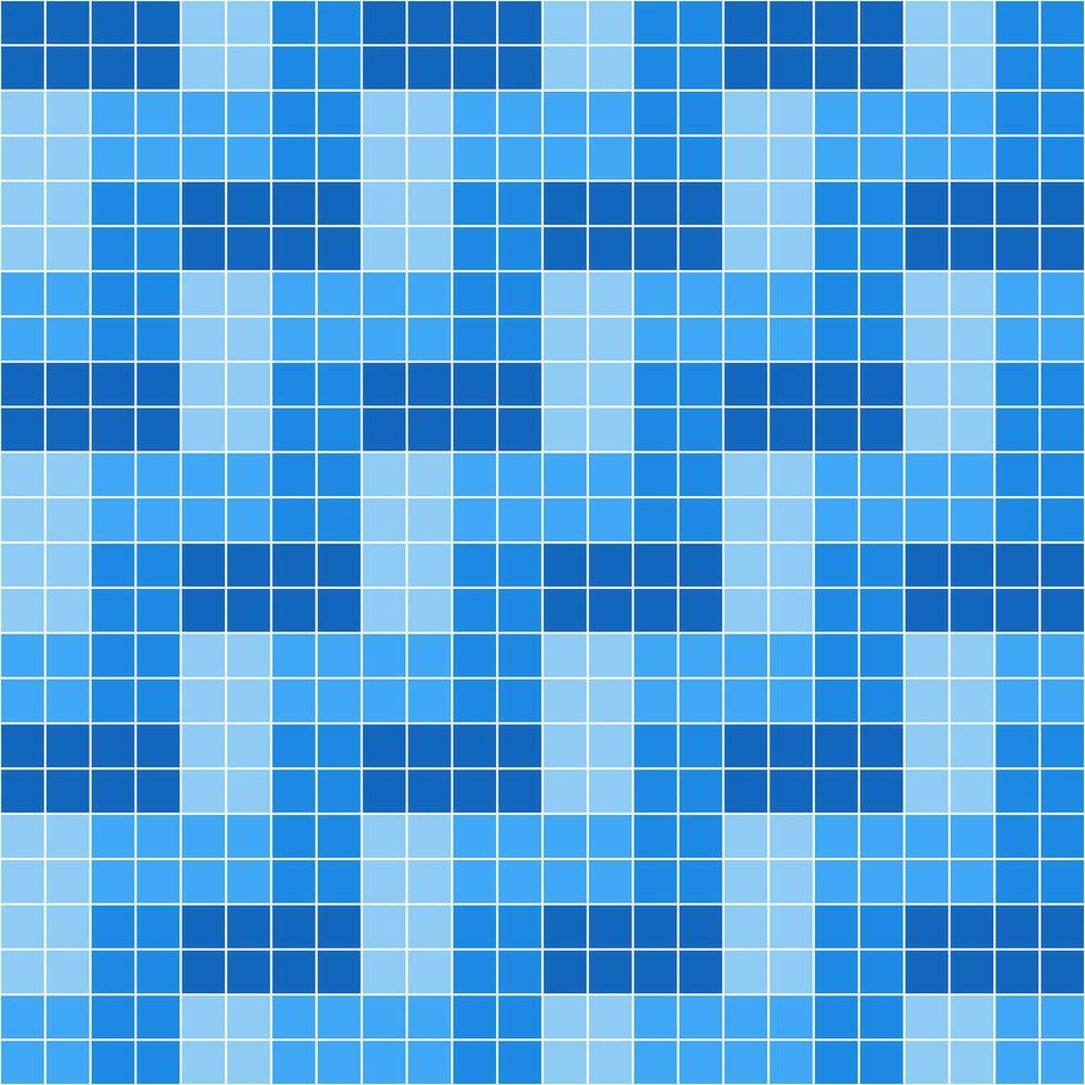 blu piastrella sfondo, mosaico piastrella sfondo, piastrella sfondo, senza soluzione di continuità modello, mosaico senza soluzione di continuità modello, mosaico piastrelle struttura o sfondo. bagno parete piastrelle, pavimento piastrelle con bellissimo modello vettore