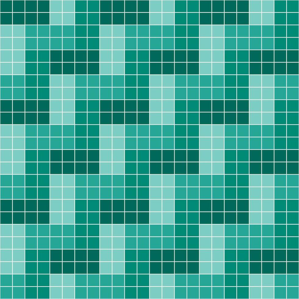 verde piastrella sfondo, mosaico piastrella sfondo, piastrella sfondo, senza soluzione di continuità modello, mosaico senza soluzione di continuità modello, mosaico piastrelle struttura o sfondo. bagno parete piastrelle, pavimento piastrelle con bellissimo modello vettore