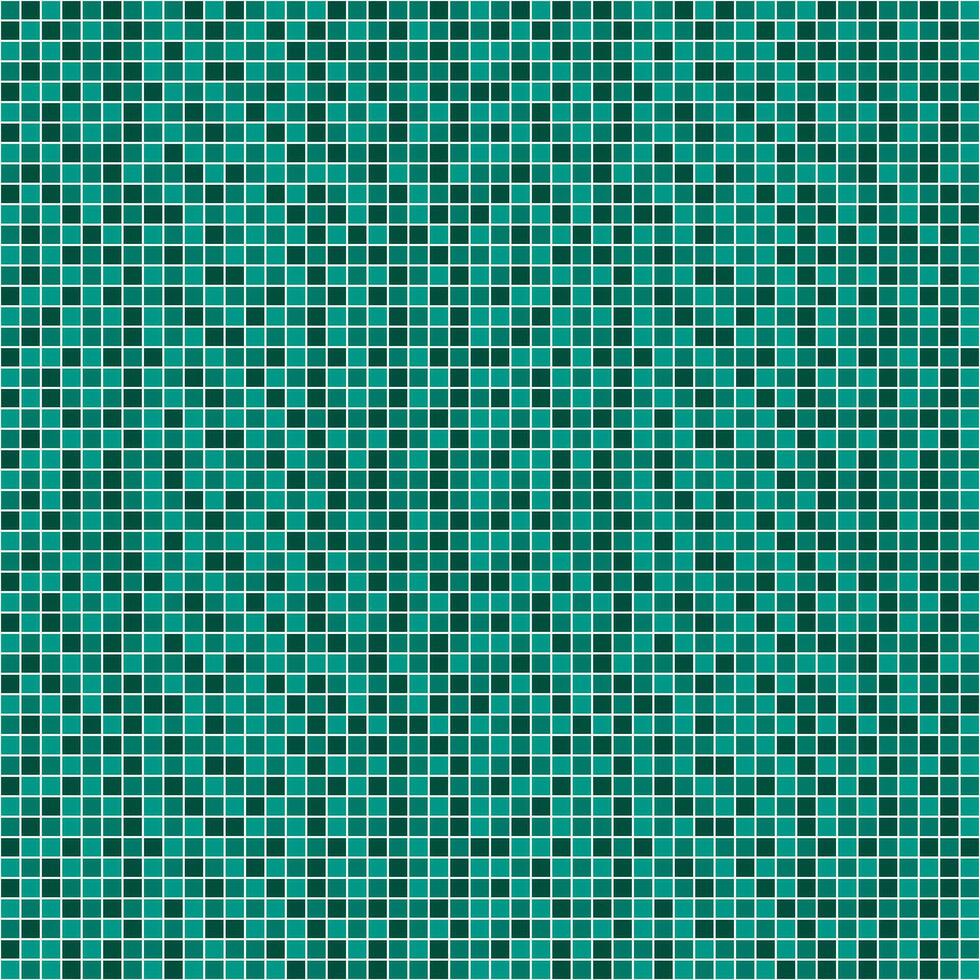 verde piastrella sfondo, mosaico piastrella sfondo, piastrella sfondo, senza soluzione di continuità modello, mosaico senza soluzione di continuità modello, mosaico piastrelle struttura o sfondo. bagno parete piastrelle, nuoto piscina piastrelle. vettore