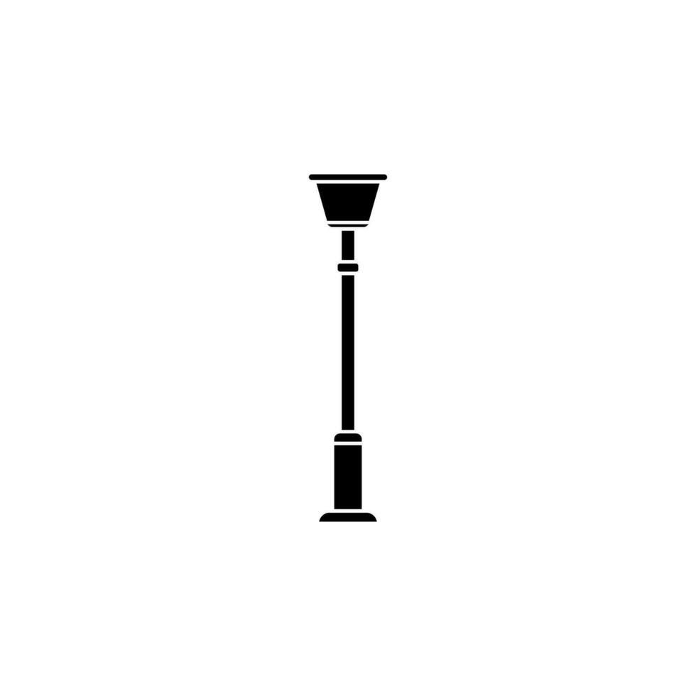 strada leggero vettore icona. strada illuminazione illustrazione cartello. torcia elettrica simbolo. lampada logo.