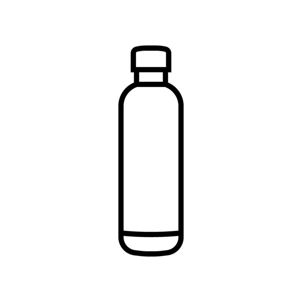 borraccia vettore icona. thermos illustrazione cartello. bottiglia simbolo o logo.