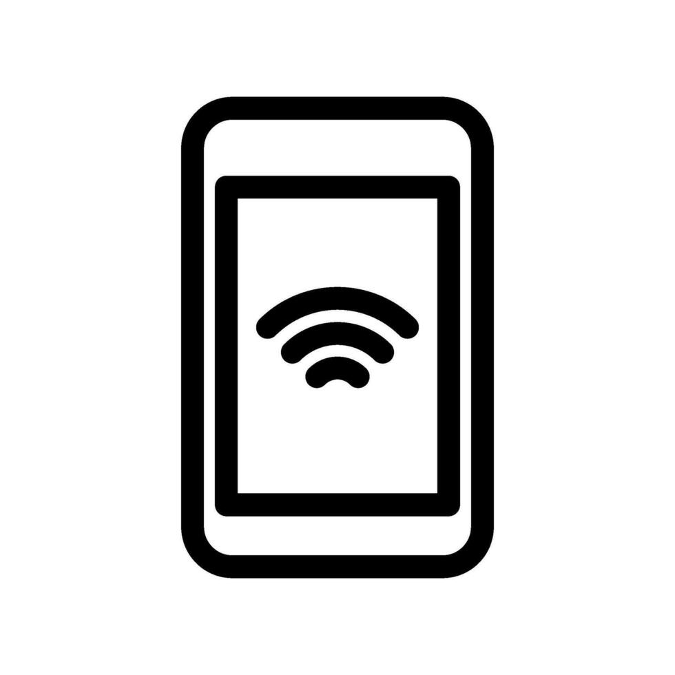mobile punto di accesso icona vettore simbolo design illustrazione