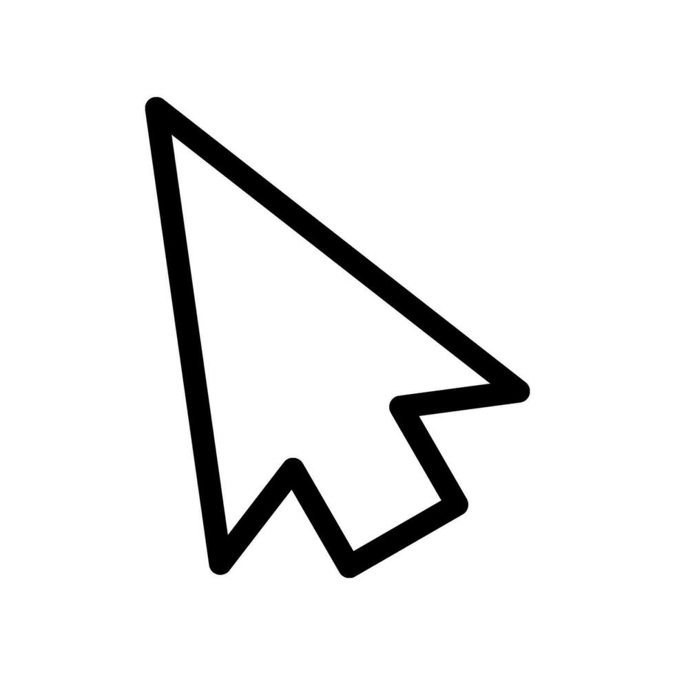 cursore icona vettore simbolo design illustrazione