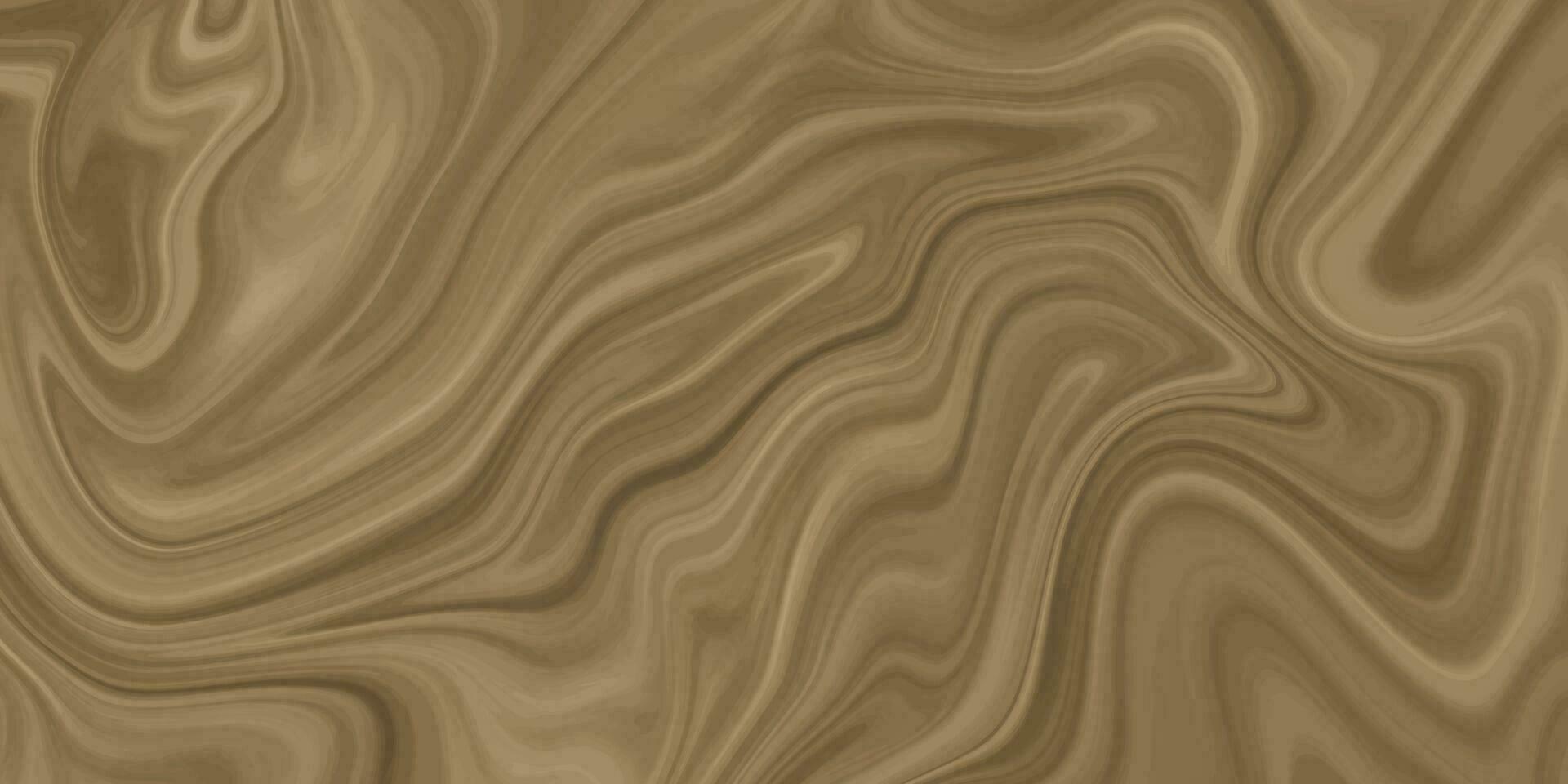 astratto liquido arte sfondo. leggero Marrone e beige colori. liscio legna struttura. marmo elegante d'oro seta o raso può uso come un' sfondo vettore