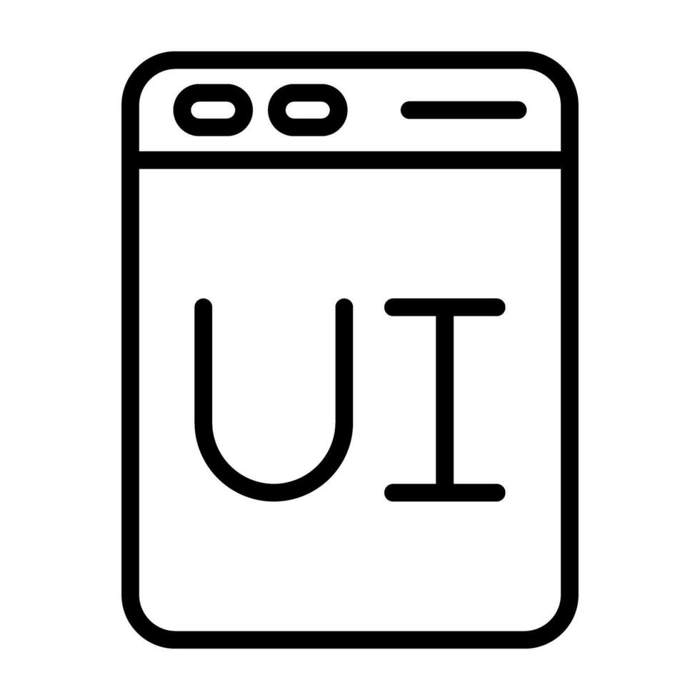 utente interfaccia design vettore icona