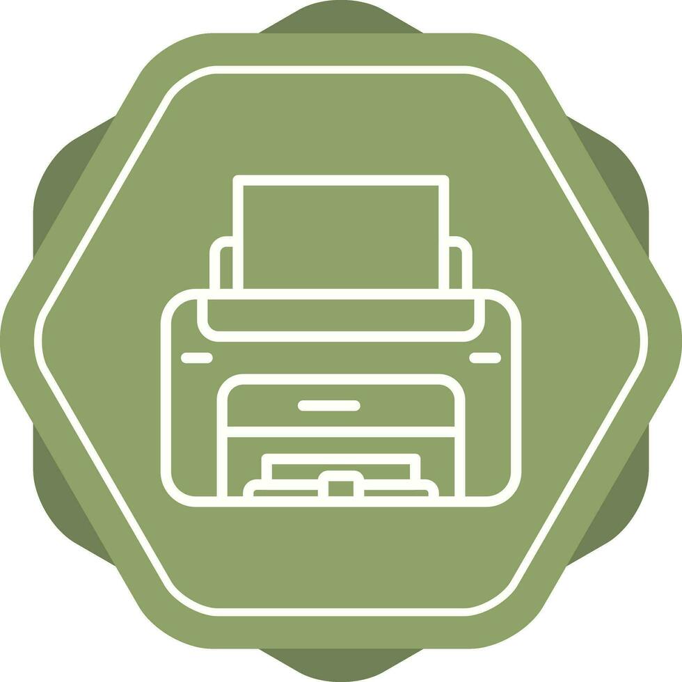 laser stampante vettore icona