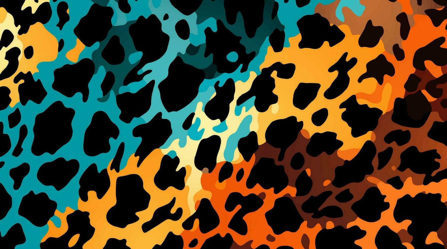 colorato leopardo modello struttura, colorato camuffare leopardo vettore, leopardo pelliccia struttura o astratto modello siamo progettato per uso nel tessile, carta da parati, tessuto, abbigliamento, batik, sfondo, ricamo vettore