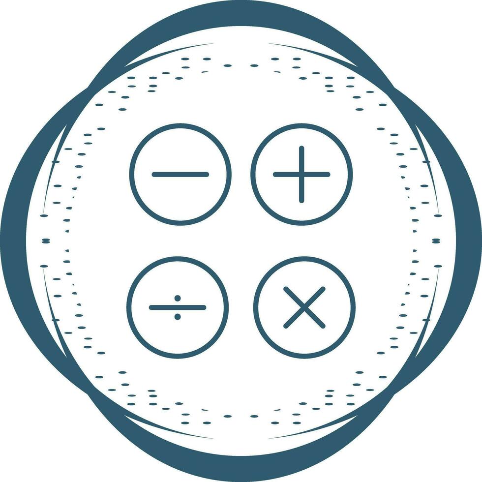 matematica simboli vettore icona