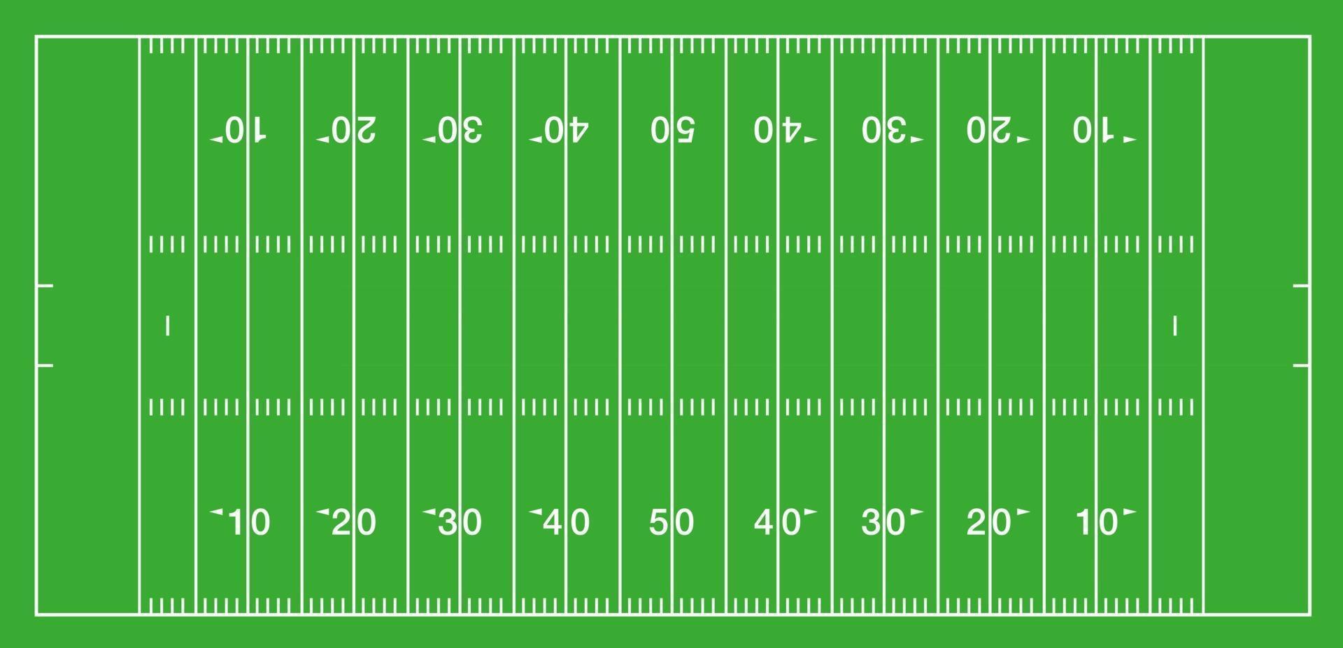 illustrazione vettoriale di campo di football americano
