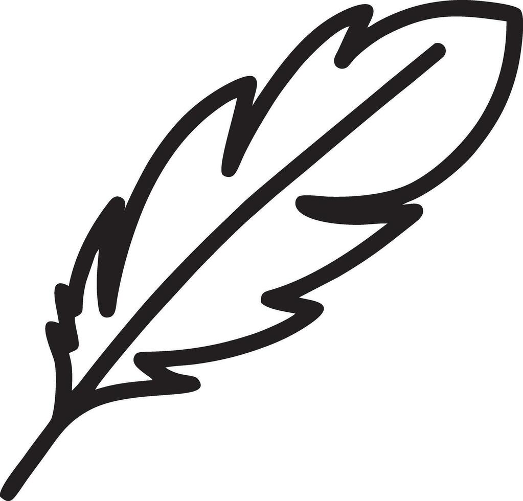 piuma icona simbolo isolato vettore Immagine. illustrazione di il piuma uccello scrittura disegno icona Immagine design eps 10
