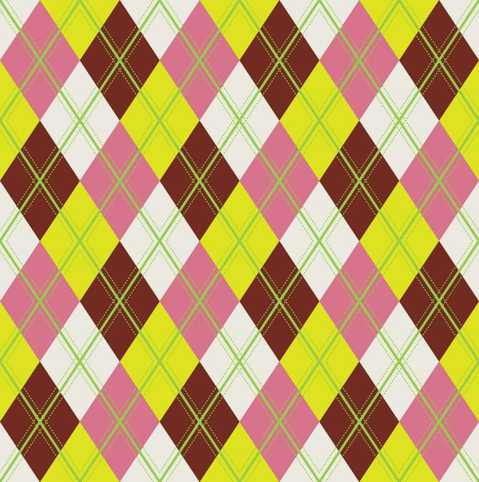 vettore motivo argyle, geometrico, sfondo, maglia classica, plaid