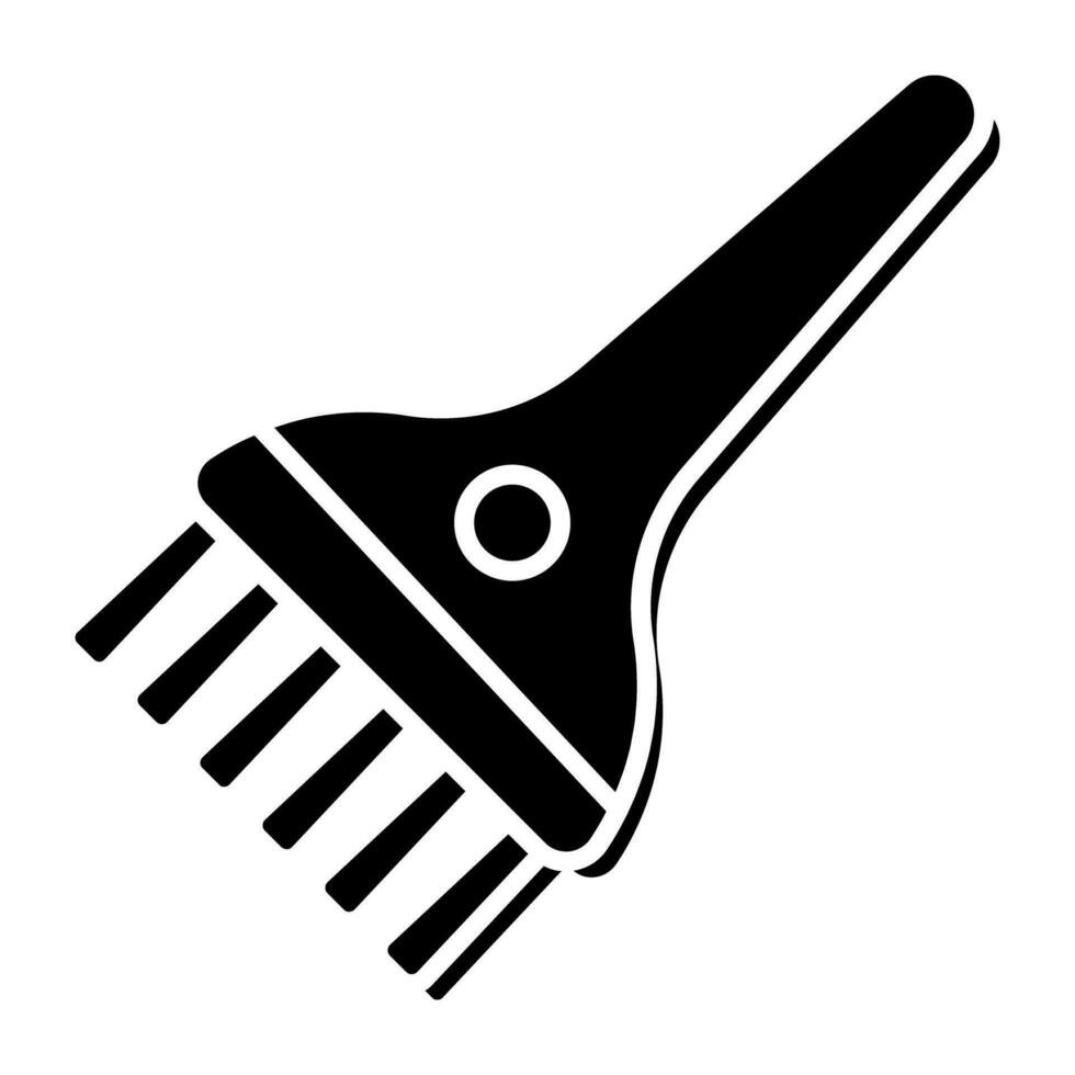 premio Scarica icona di capelli tintura spazzola vettore