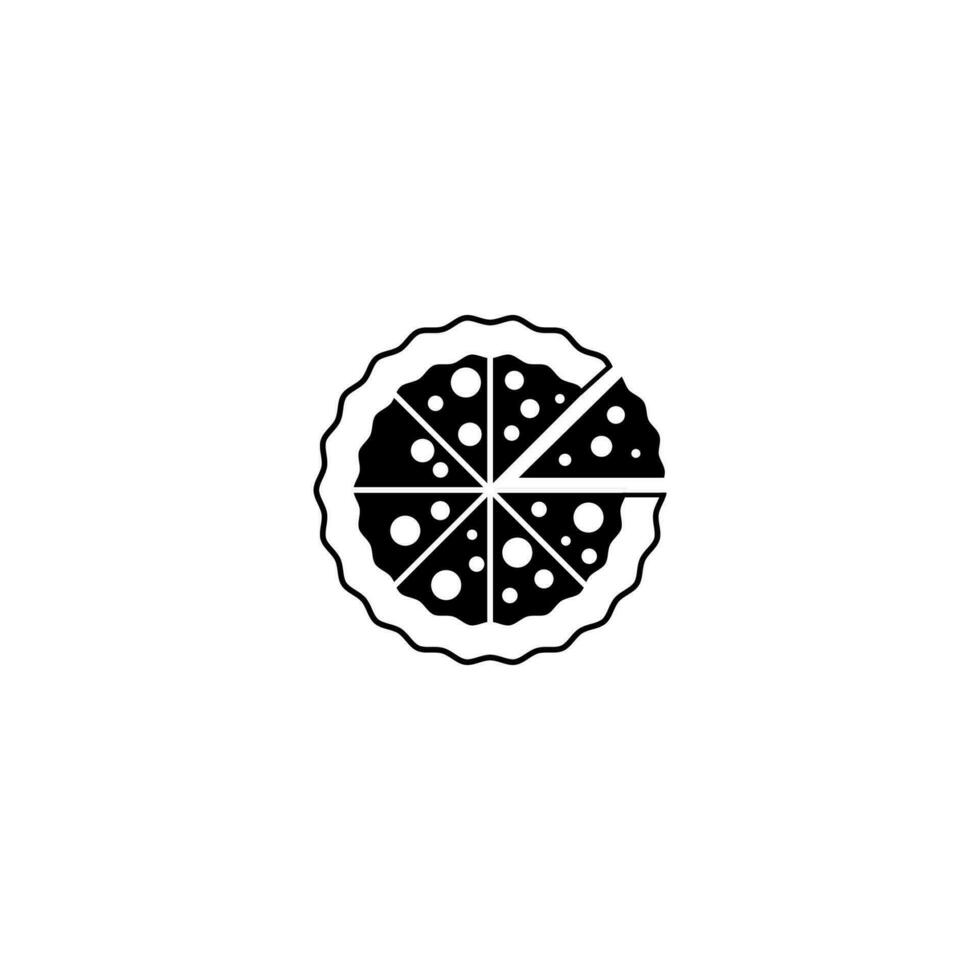 Pizza icona moderno vettore stile. vettore isolato illustrazione