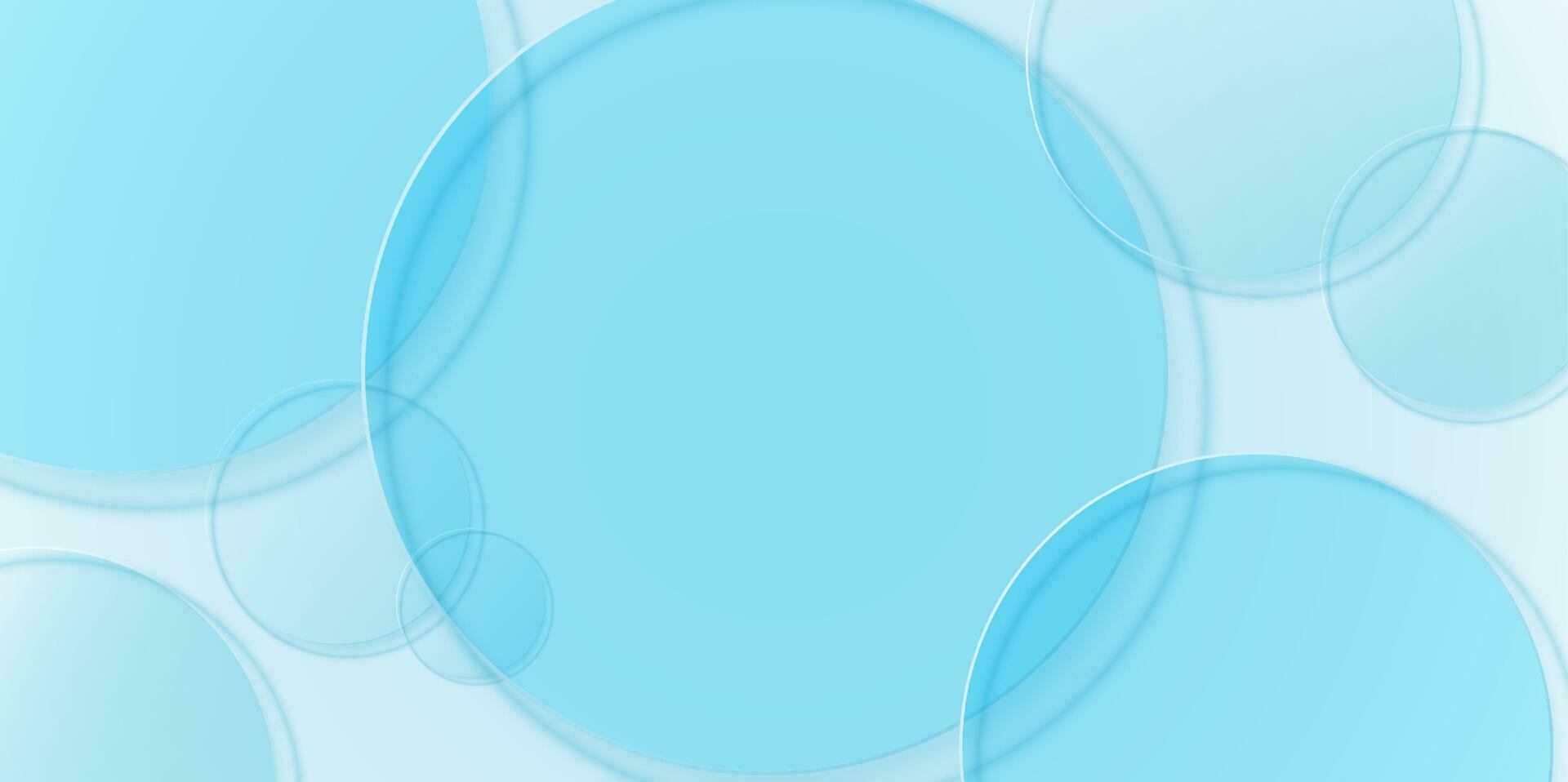 cosmetico Prodotto Schermo sfondo con blu bicchiere nel superiore Visualizza. design di circolare bicchiere dischi per confezione presentazione. vettore design.