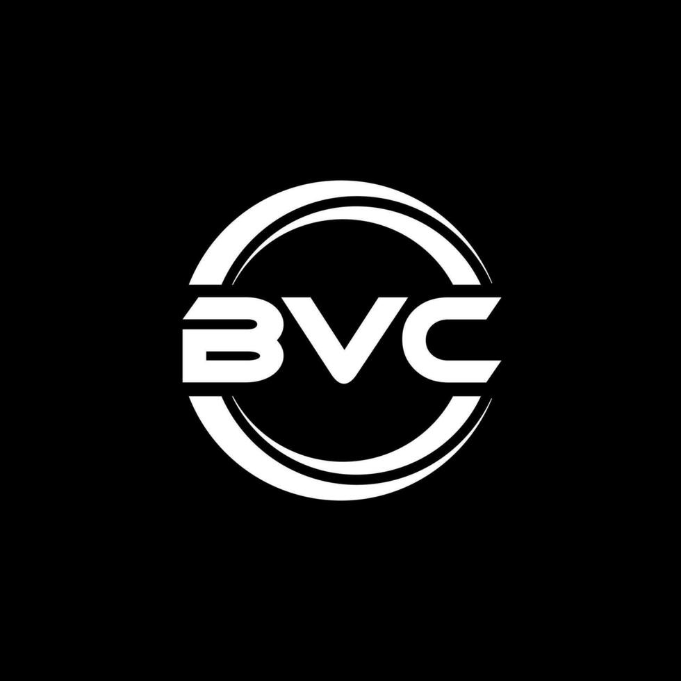 bvc lettera logo design nel illustrazione. vettore logo, calligrafia disegni per logo, manifesto, invito, eccetera.