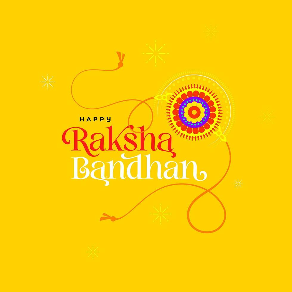 contento Raksha bandhan saluto design vettore illustrazione