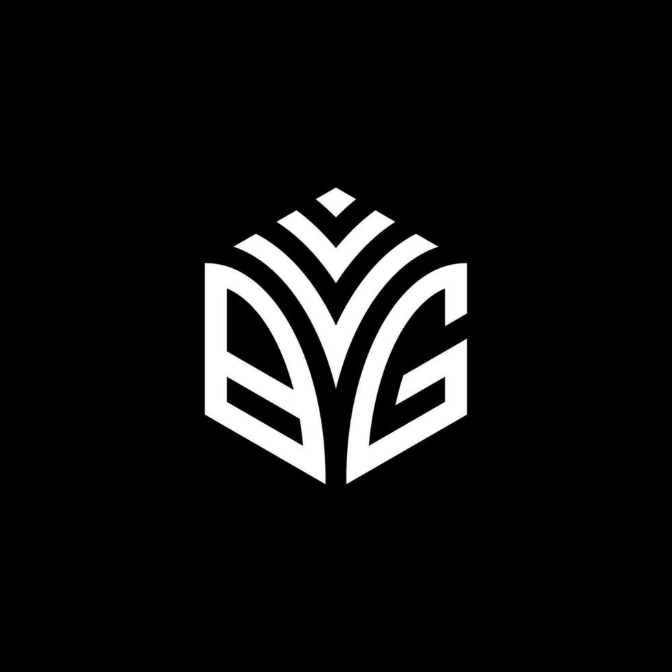 vbg esagono logo vettore, sviluppare, costruzione, naturale, finanza logo, vero proprietà, adatto per il tuo azienda. vettore