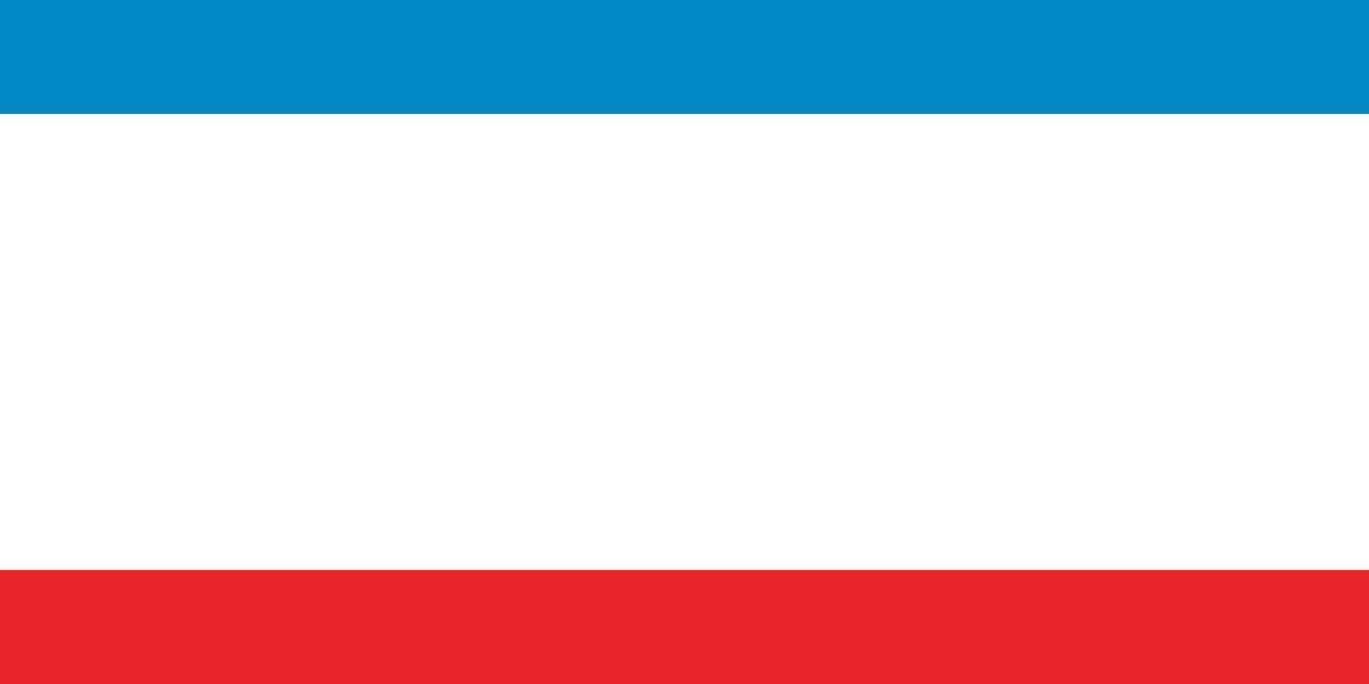 Crimea ufficialmente bandiera vettore