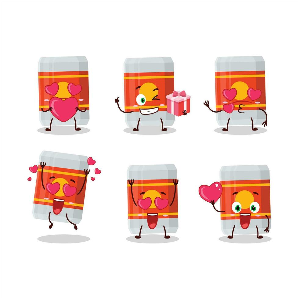 birra bottiglia cartone animato personaggio con amore carino emoticon vettore