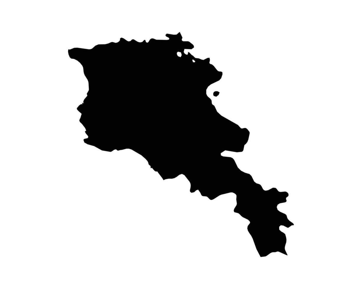 Armenia nazione carta geografica vettore