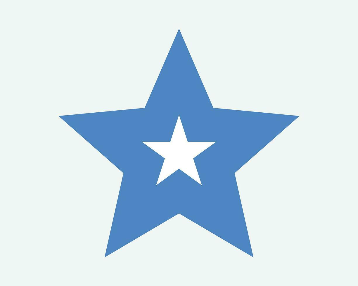 Somalia stella bandiera vettore