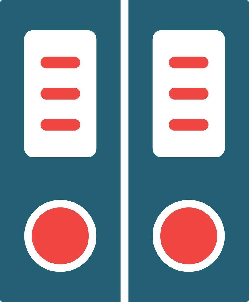raccoglitore glifo Due colore icona per personale e commerciale uso. vettore