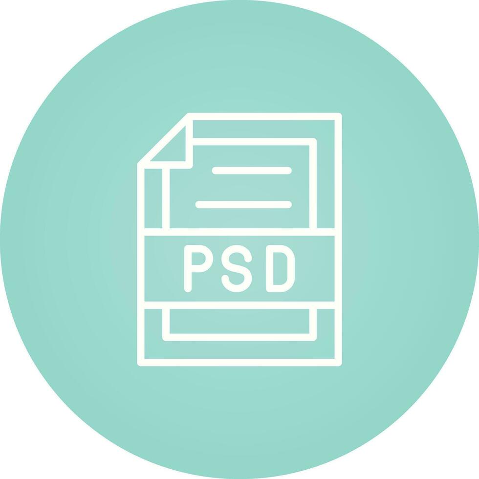 PSD file vettore icona