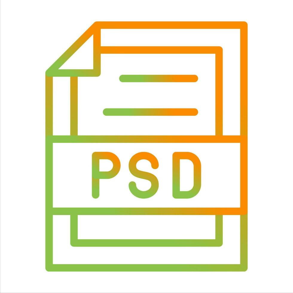 PSD file vettore icona