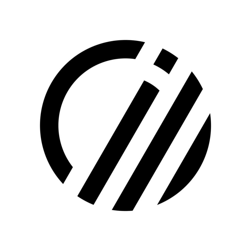 lettera cdi logo design vettore