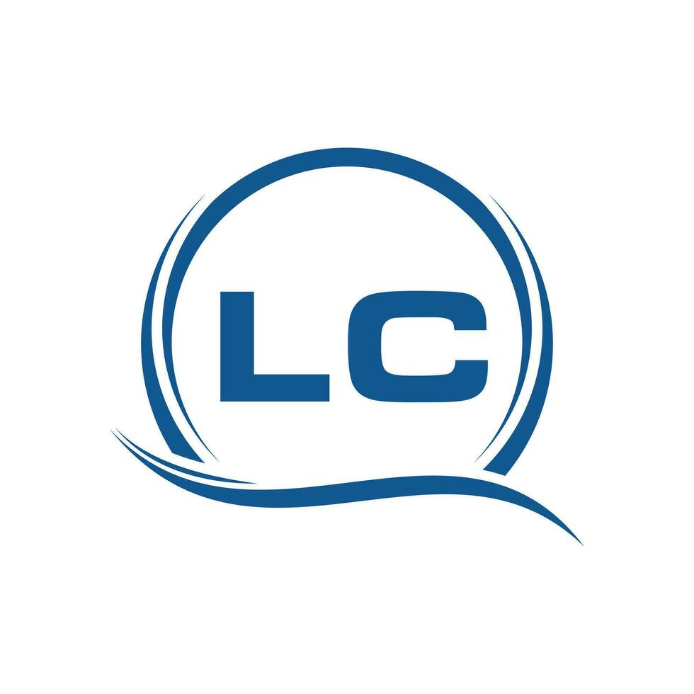 l e c lettera forma logo design per legge azienda vettore