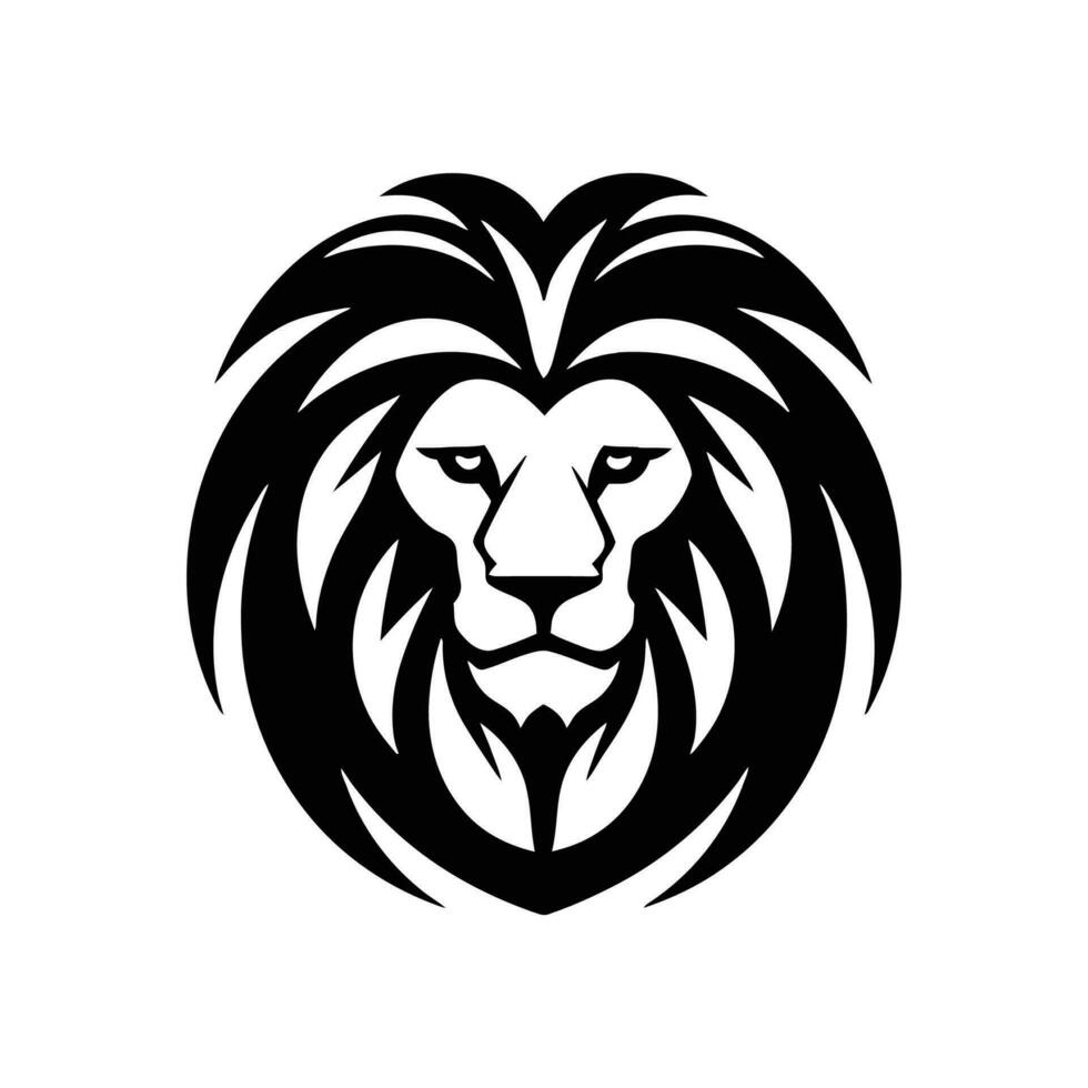 Leone logo illustrazione vettore design modello