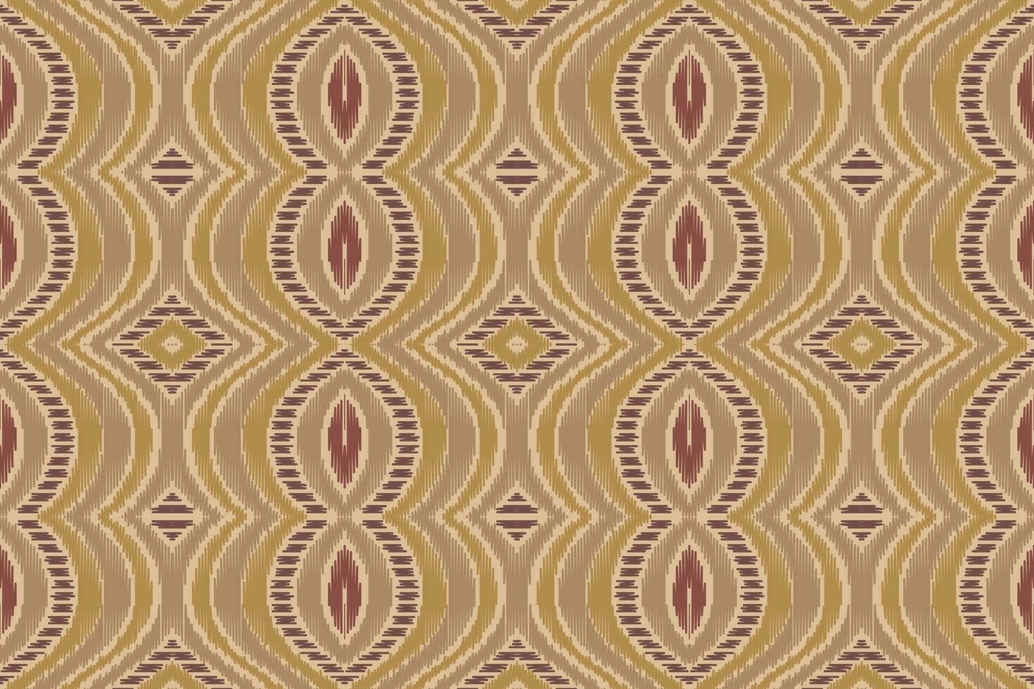 ikat damasco paisley ricamo sfondo. ikat modelli geometrico etnico orientale modello tradizionale. ikat azteco stile astratto design per Stampa trama, tessuto, sari, sari, tappeto. vettore