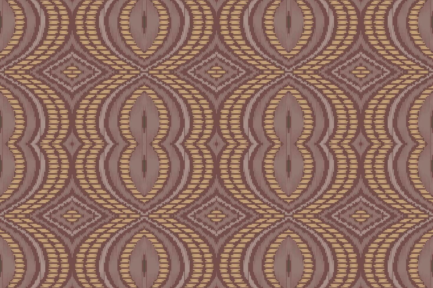 ikat floreale paisley ricamo sfondo. ikat tessuto geometrico etnico orientale modello tradizionale.azteco stile astratto vettore illustrazione.disegno per trama, tessuto, abbigliamento, avvolgimento, pareo.