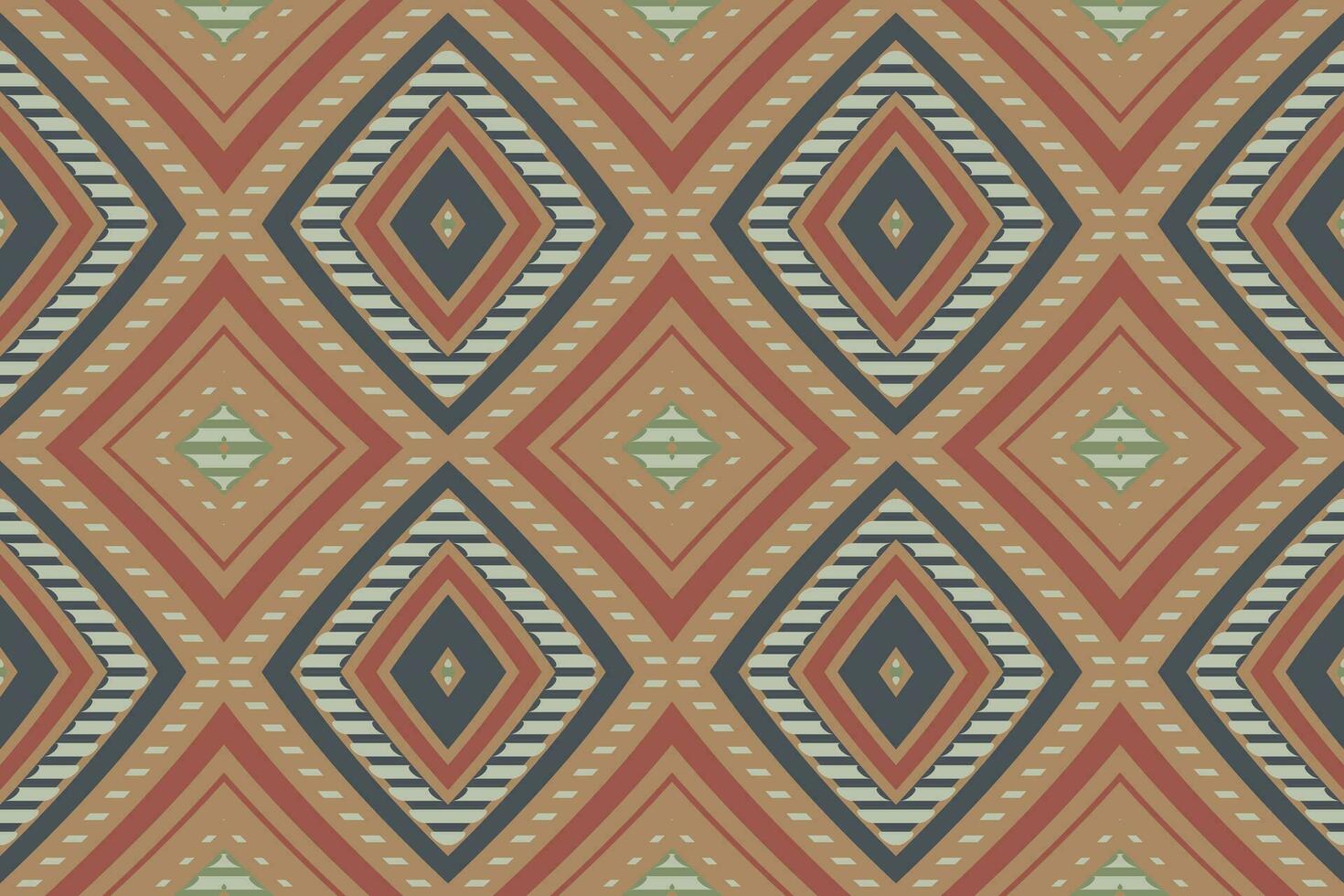 ikat damasco paisley ricamo sfondo. ikat Stampa geometrico etnico orientale modello tradizionale. ikat azteco stile astratto design per Stampa trama, tessuto, sari, sari, tappeto. vettore