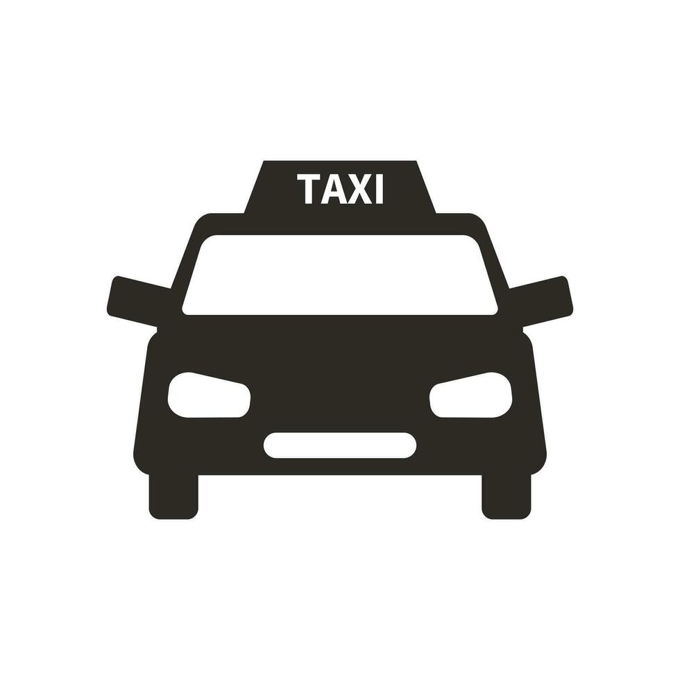 Taxi In piedi informazione icona. taxi icona. vettore. vettore