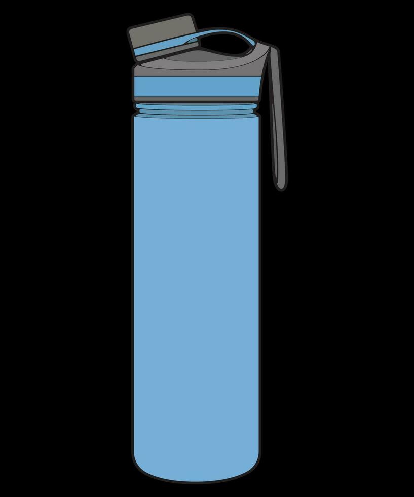 colorazione di bicchiere bottiglia schema disegno vettore, bicchiere bottiglia nel un' schizzo stile, bicchiere bottiglia formazione modello schema, vettore illustrazione.