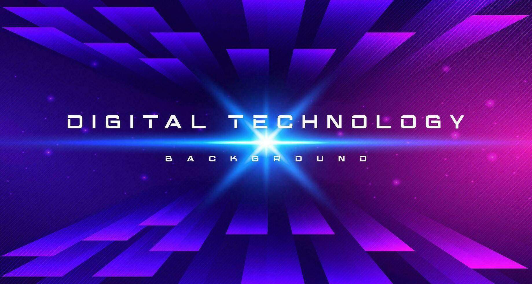 digitale tecnologia metaverso neon blu rosa sfondo, informatica informazione, astratto velocità Collegare comunicazione, innovazione futuro meta tecnologia, Internet Rete connessione, ai grande dati, illustrazione 3d vettore