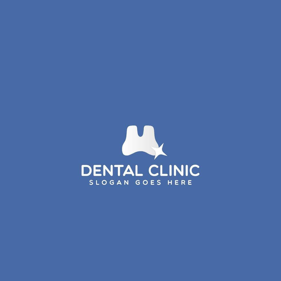 dentale clinica logo vettore