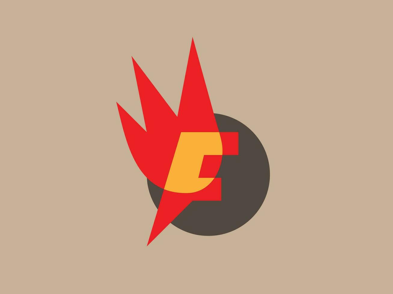 f lettera semplice logo vettore