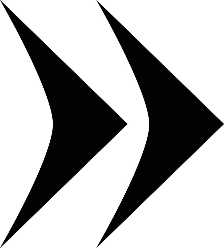 freccia piatto icona forma vettore