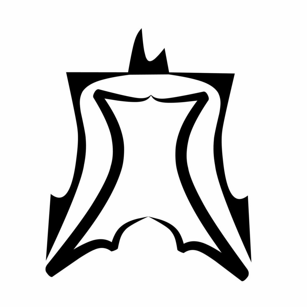 nero logo illustrazione vettore