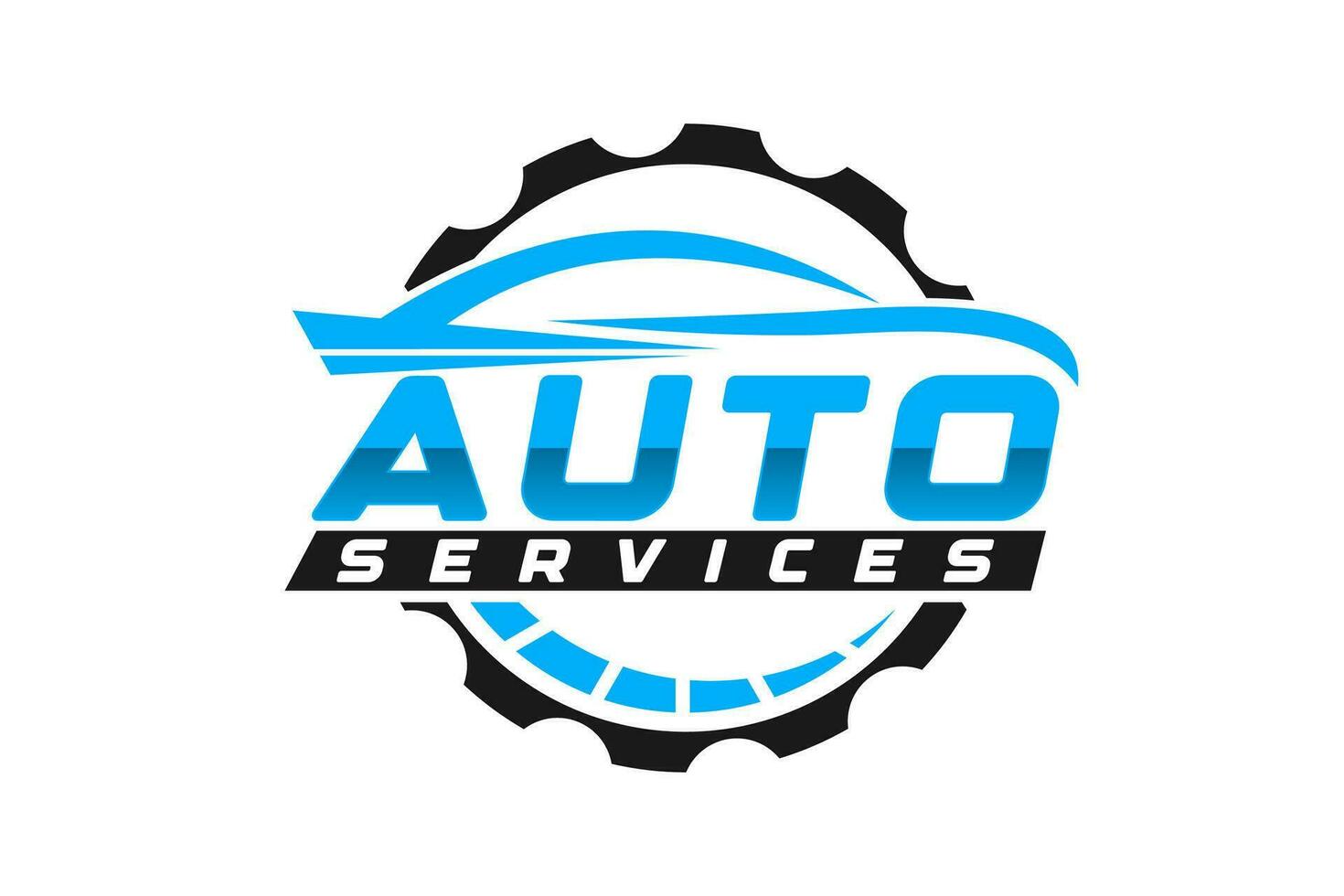 auto logo vettore illustrazione. premio concetto logo design.