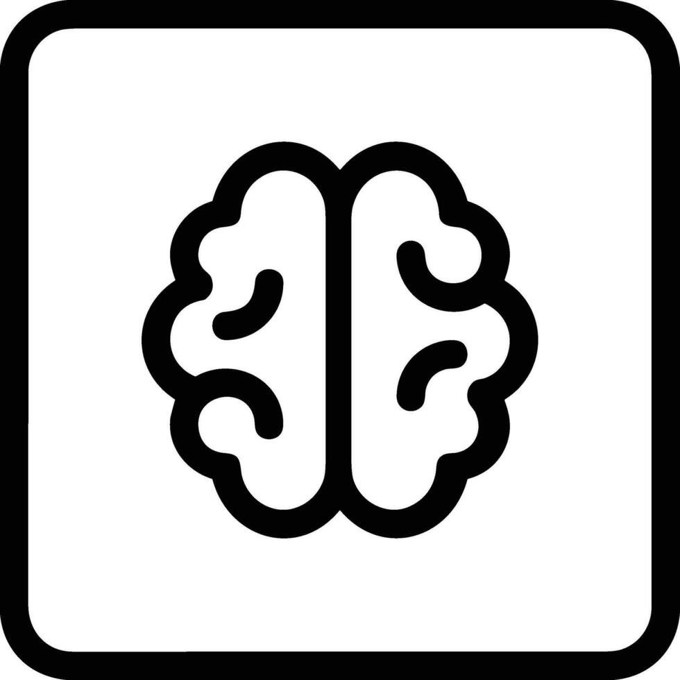 cervello idea simbolo icona vettore Immagine. illustrazione di il creativo intelligenza pensare design Immagine