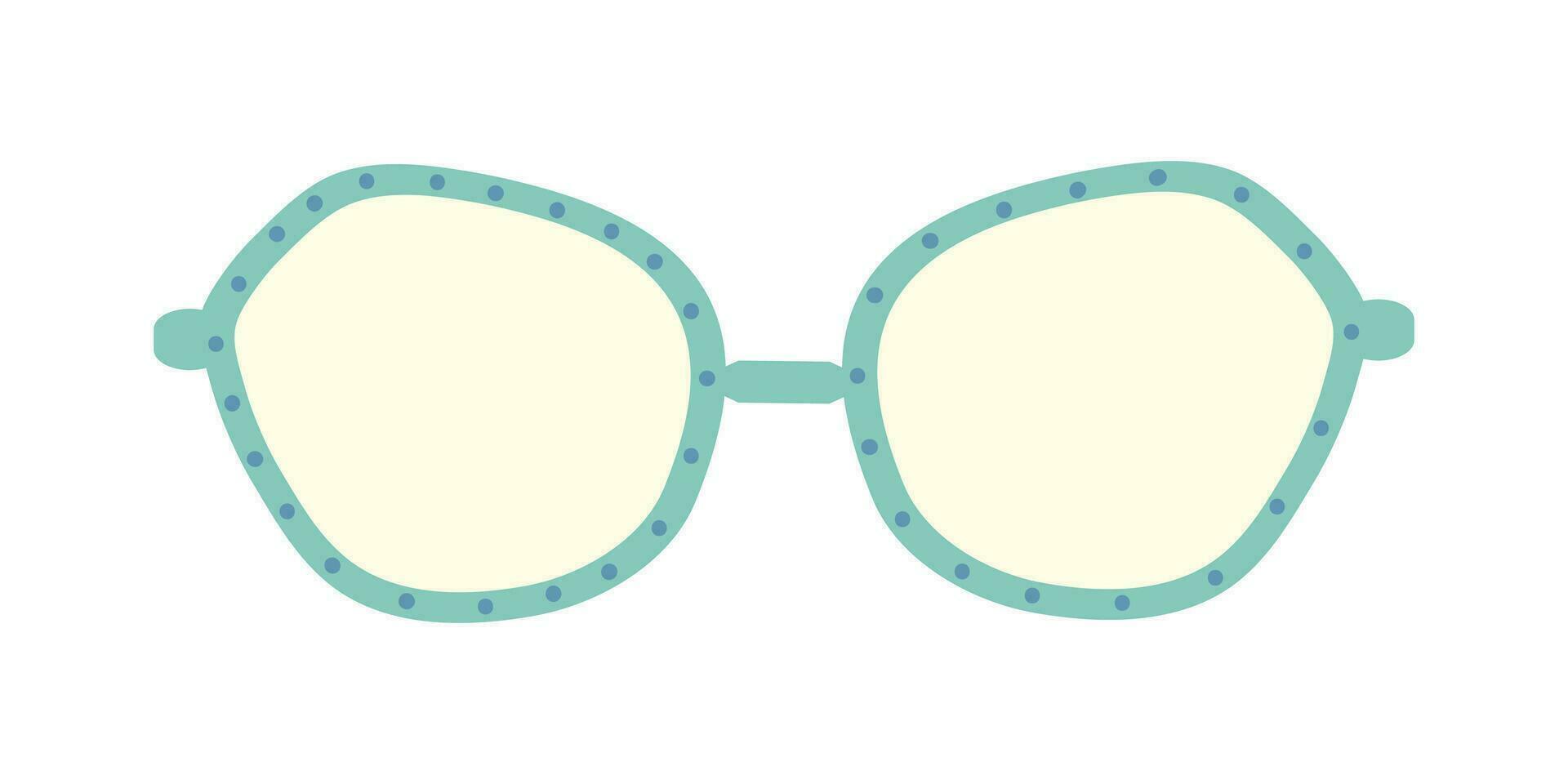 occhiali da sole, bicchieri icona. vettore illustrazione, piatto design. divertente estate bicchieri illustrazione.