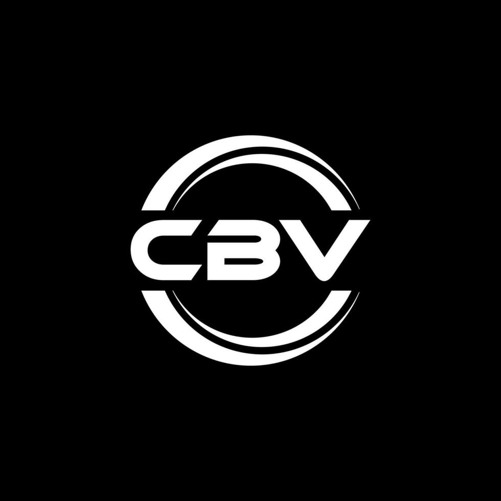 cbv logo disegno, ispirazione per un' unico identità. moderno eleganza e creativo design. filigrana il tuo successo con il Impressionante Questo logo. vettore