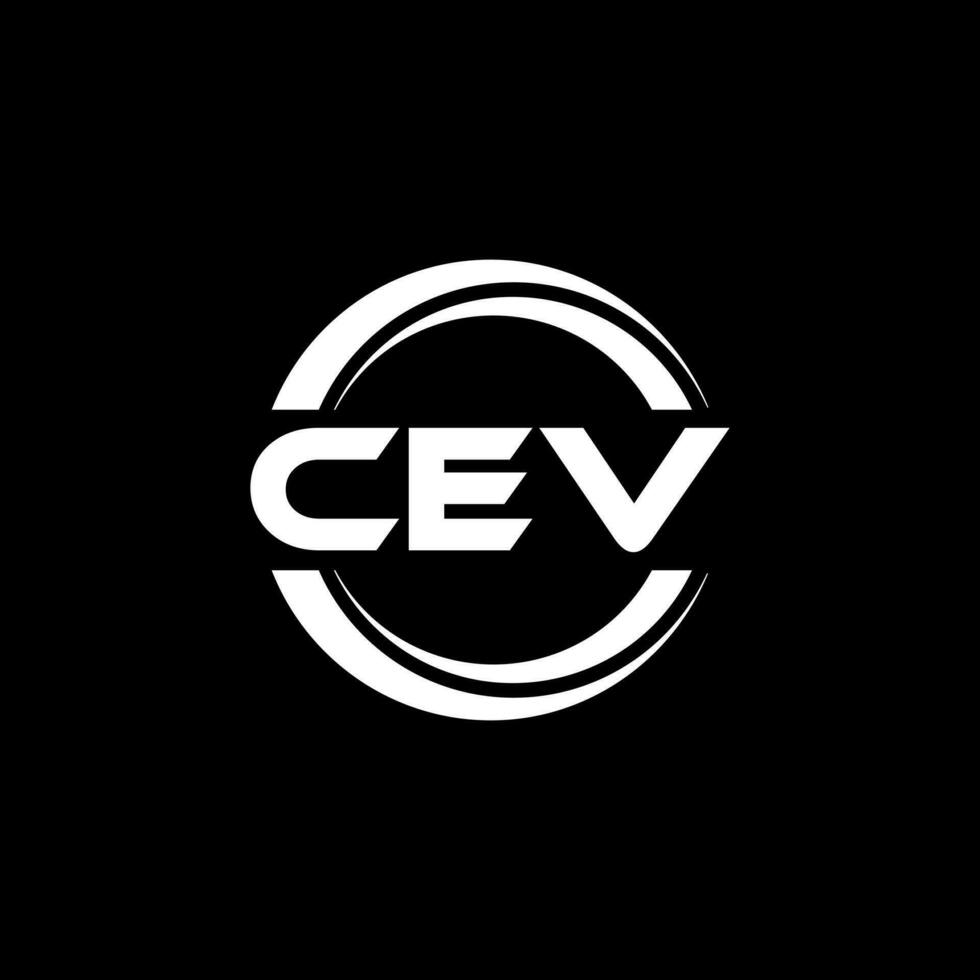 cev logo disegno, ispirazione per un' unico identità. moderno eleganza e creativo design. filigrana il tuo successo con il Impressionante Questo logo. vettore